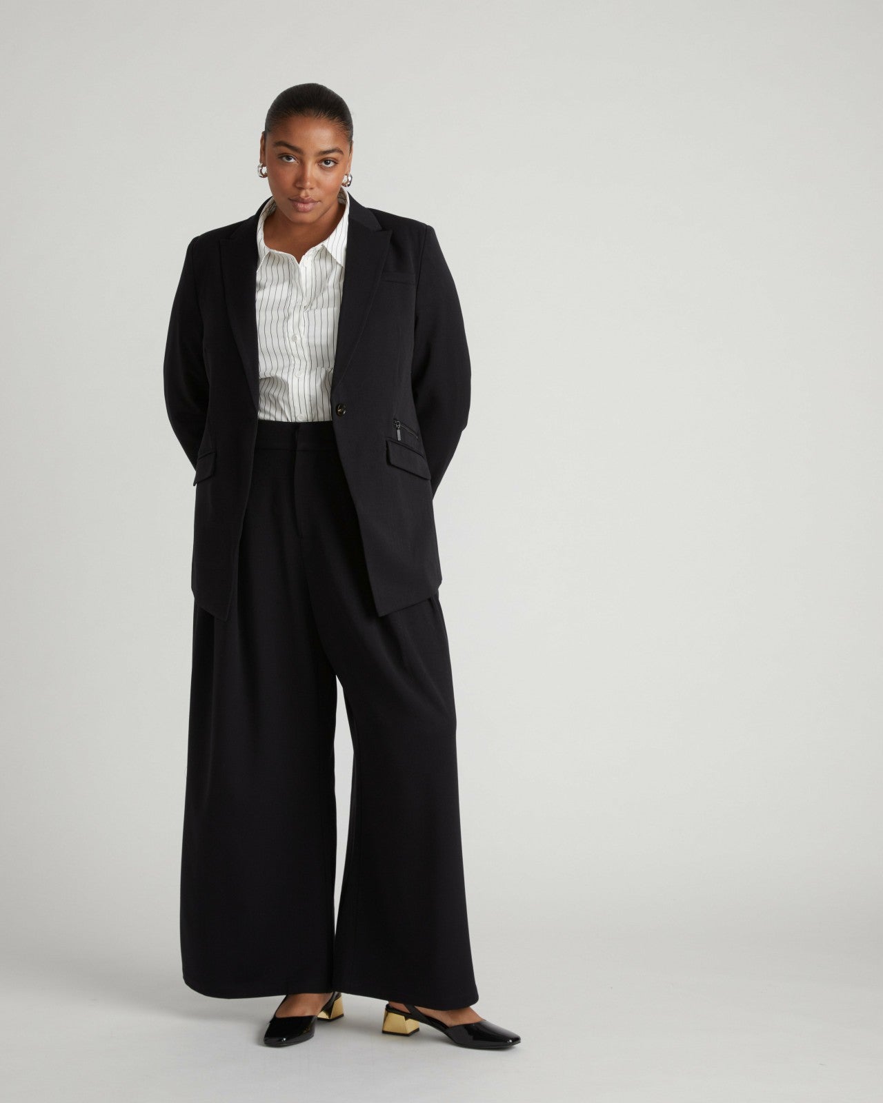 Universal Standard All Day Daria Blazer - Black