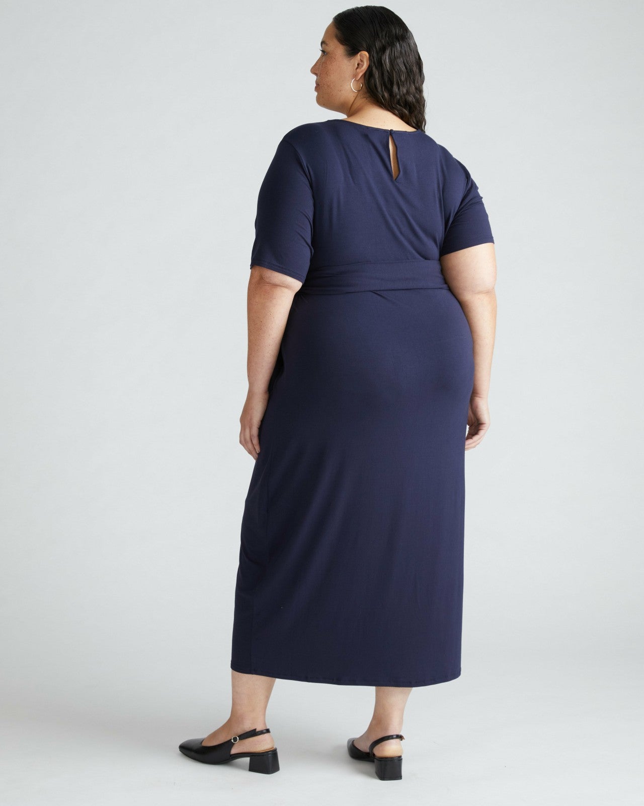 Universal Standard Delilah Liquid Jersey Dress - Midnight
