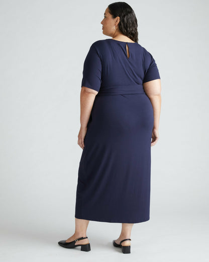 Universal Standard Delilah Liquid Jersey Dress - Midnight