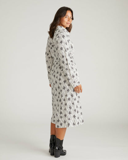 Universal Standard Cooling Stretch Cupro Savannah Dress - Vintage Daydream Print