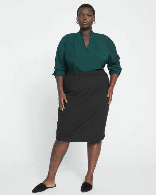 Universal Standard Danube Ponte Skirt - Black