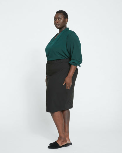 Universal Standard Danube Ponte Skirt - Black