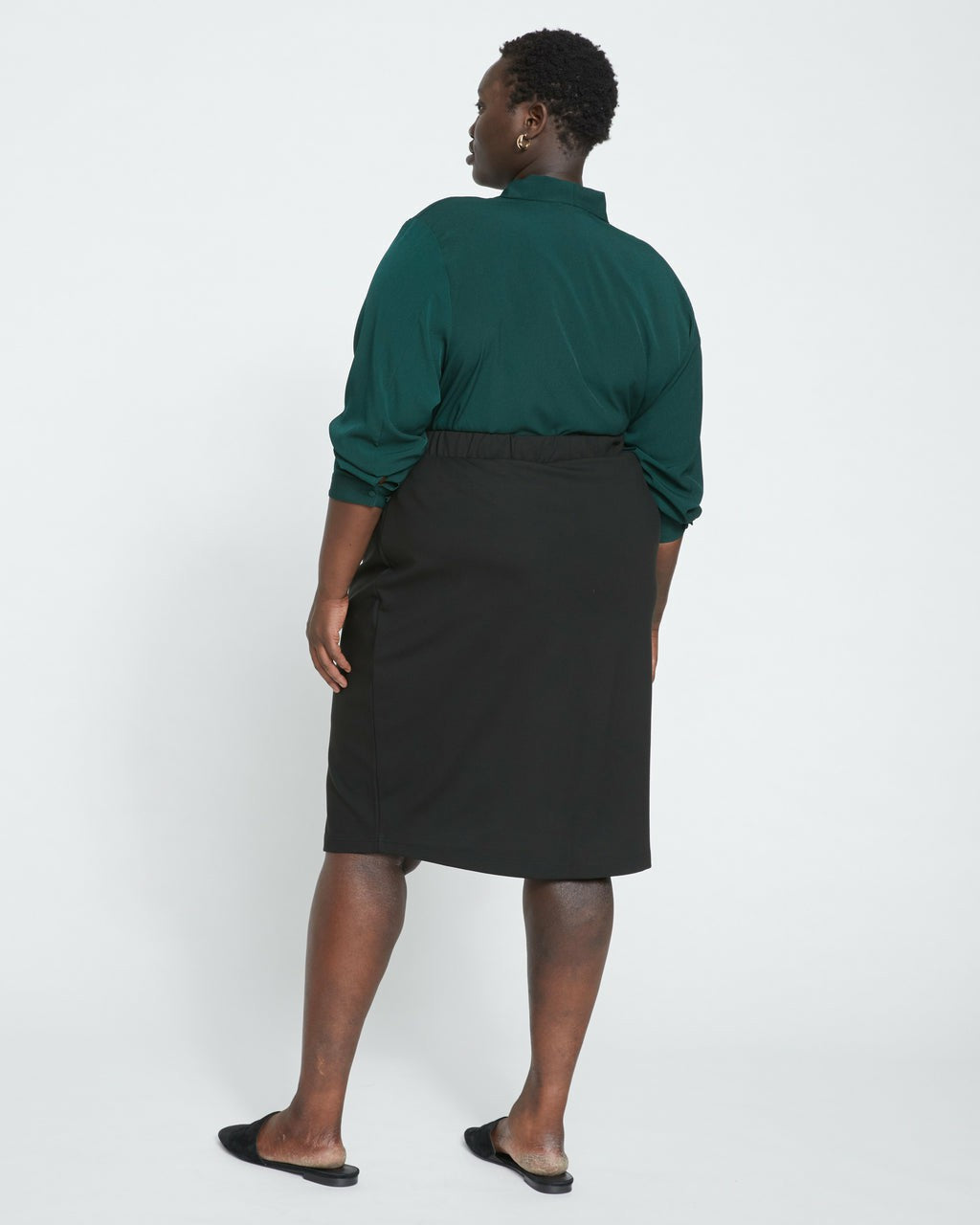 Universal Standard Danube Ponte Skirt - Black