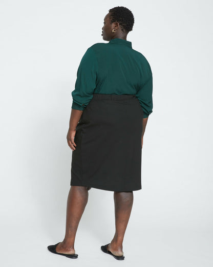 Universal Standard Danube Ponte Skirt - Black
