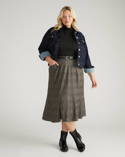 Universal Standard Carla Ponte Skirt - British Plaid