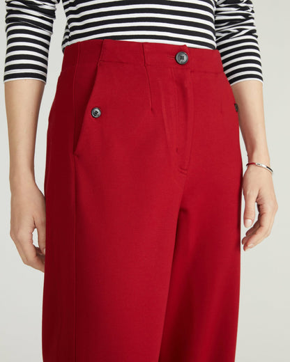 Universal Standard Audrey Tailored Ponte Pants - Garnet