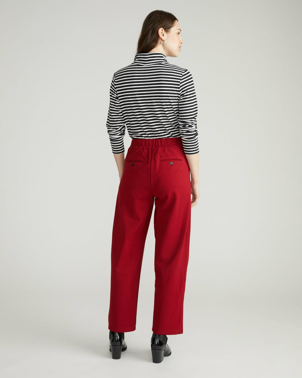 Universal Standard Audrey Tailored Ponte Pants - Garnet