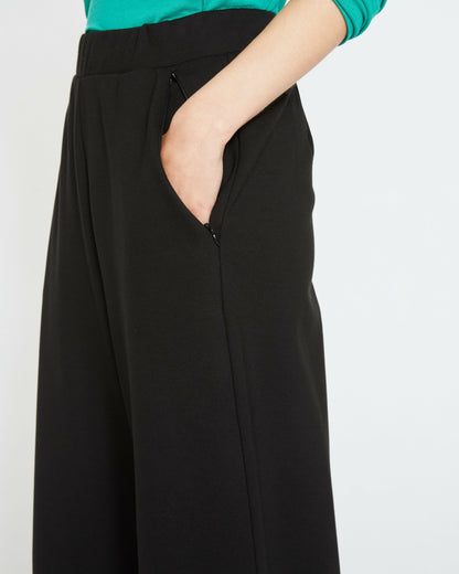 Universal Standard Stephanie Wide Leg Ponte Pants - Black