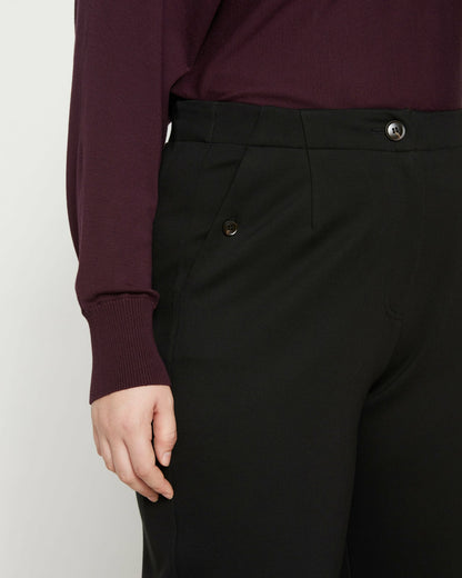 Universal Standard Audrey Tailored Ponte Pants - Black