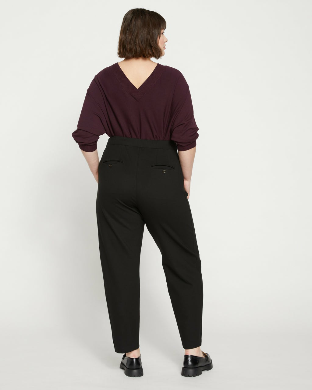 Universal Standard Audrey Tailored Ponte Pants - Black
