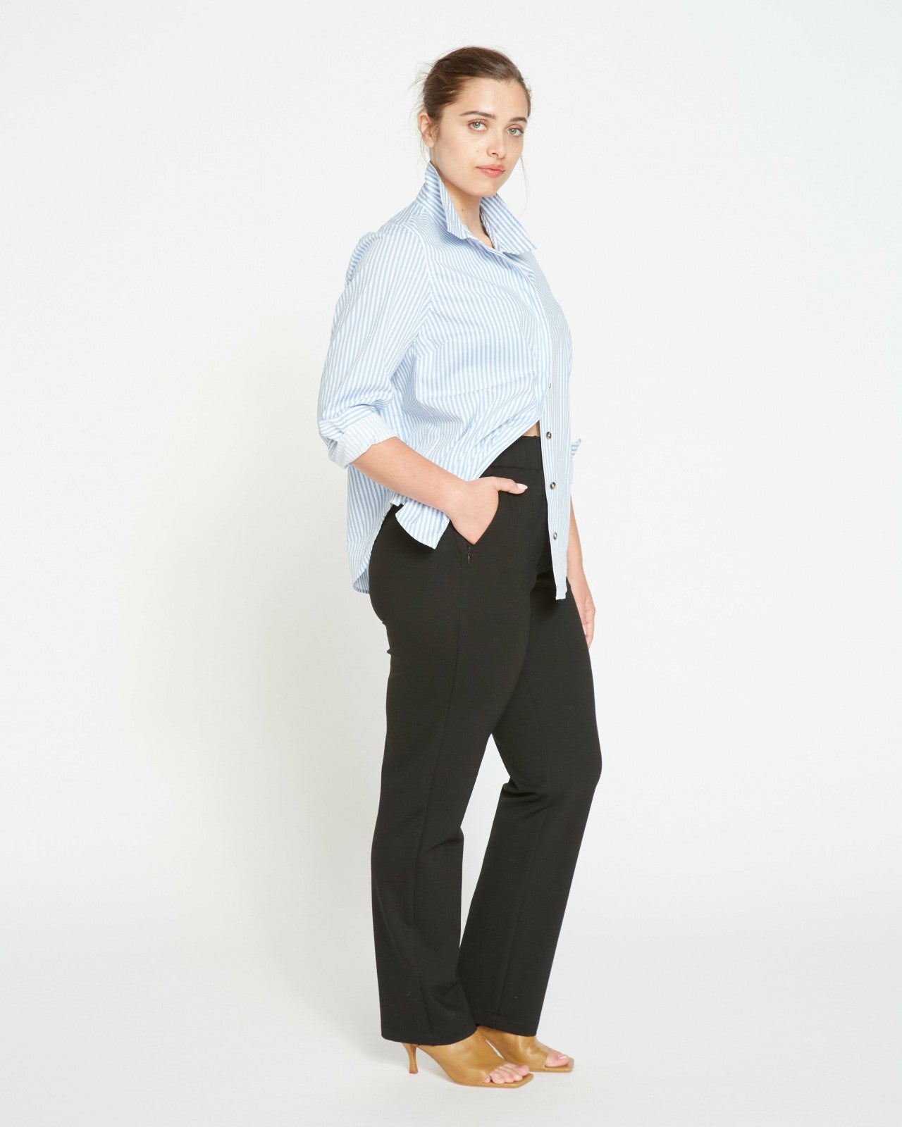 Universal Standard Smart Signature Ponte Pants Long - Black