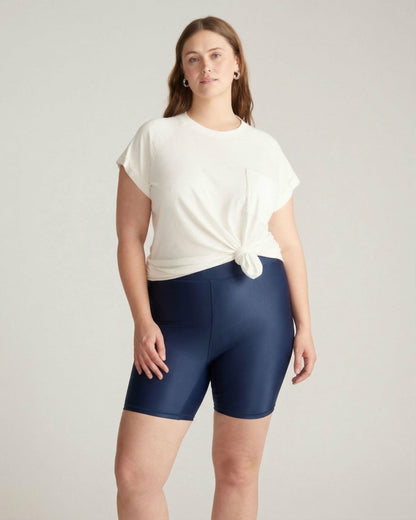 Universal Standard Barely-There Slip Shorts - Navy