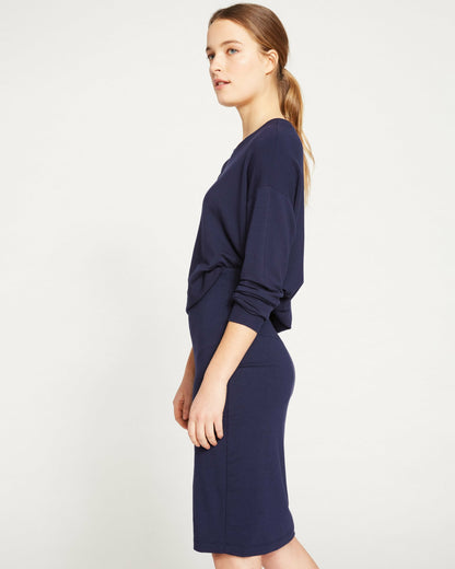 Universal Standard Danube Jersey Skirt - Midnight