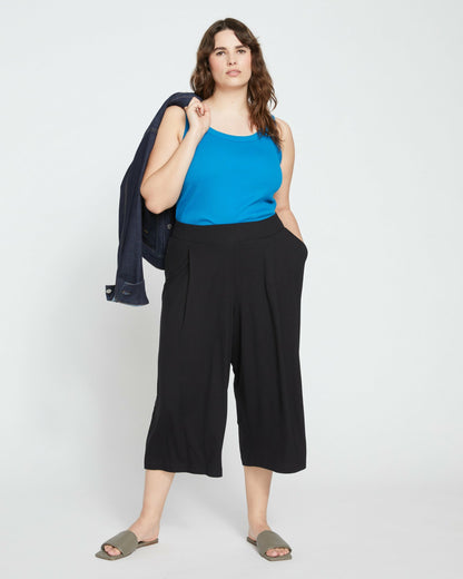 Universal Standard Lotti Jersey Culottes - Black