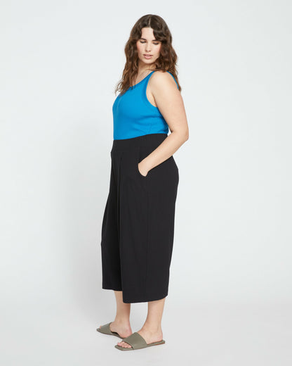 Universal Standard Lotti Jersey Culottes - Black