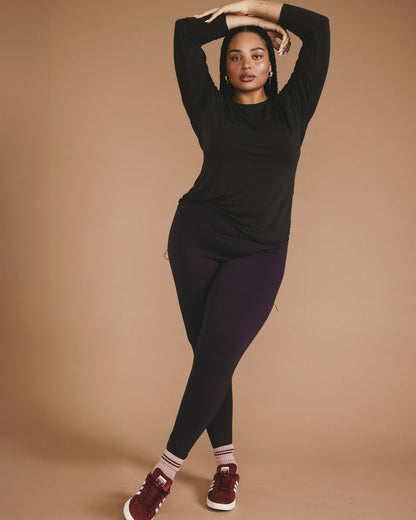 Universal Standard Next-to-Naked Legging - Purple Jewel