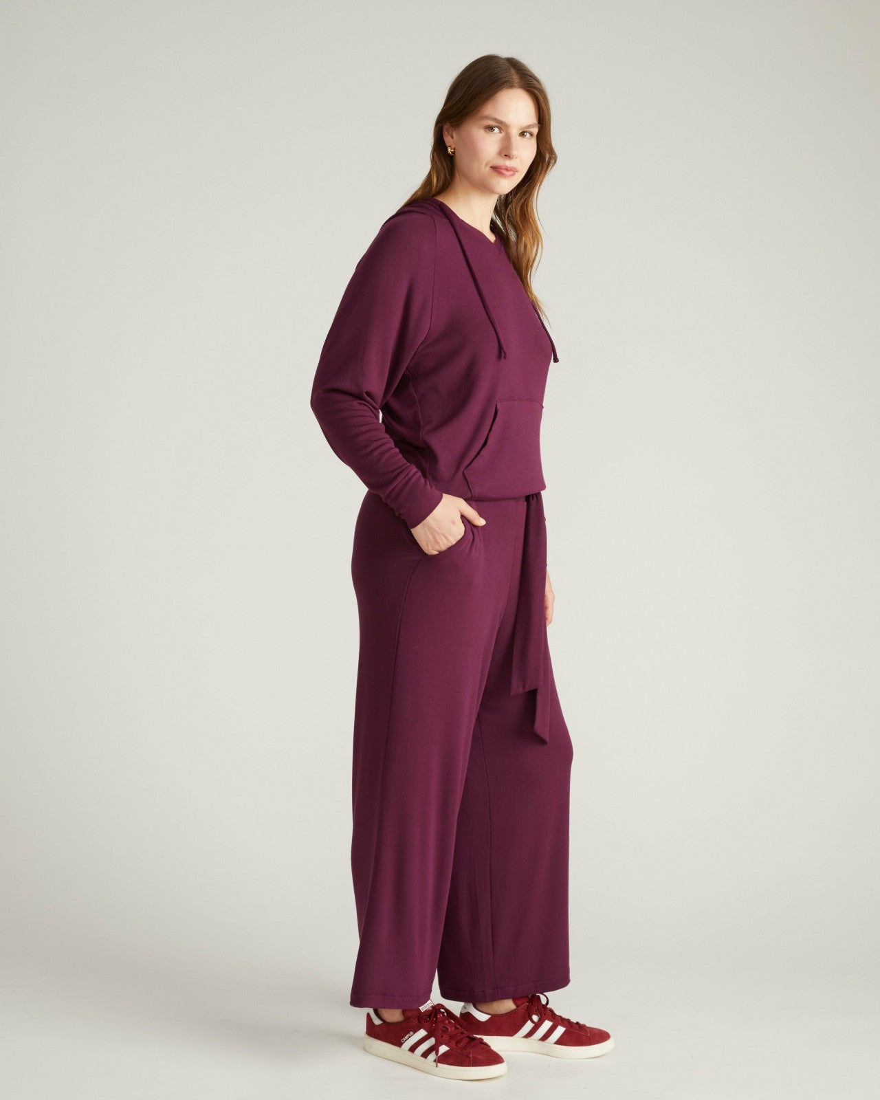 Universal Standard TravelKnit Wide Leg Pants - Gamay