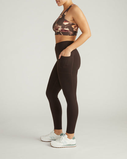 Universal Standard Next-to-Naked Pocket Legging - Deep Brown
