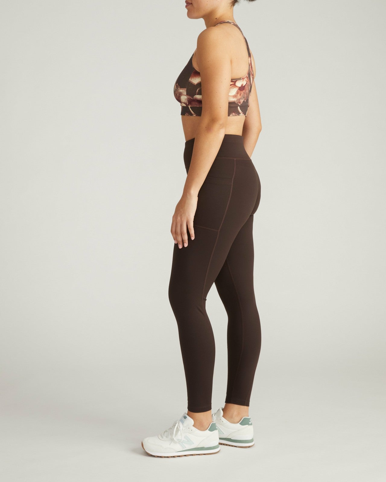 Universal Standard Next-to-Naked Pocket Legging - Deep Brown