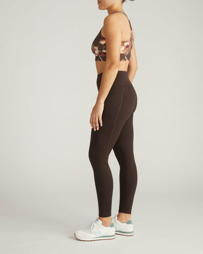 Universal Standard Next-to-Naked Pocket Legging - Deep Brown