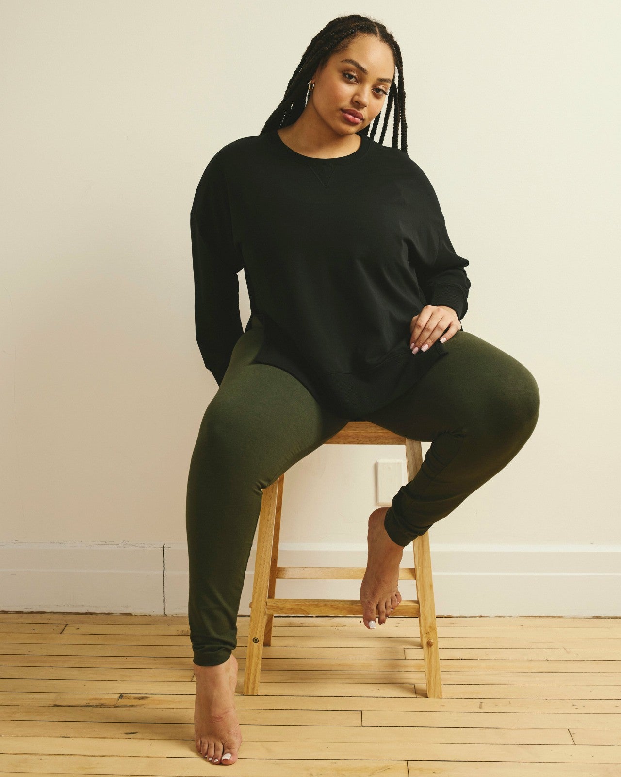 Universal Standard Roya Leggings 27 Inch - Nori
