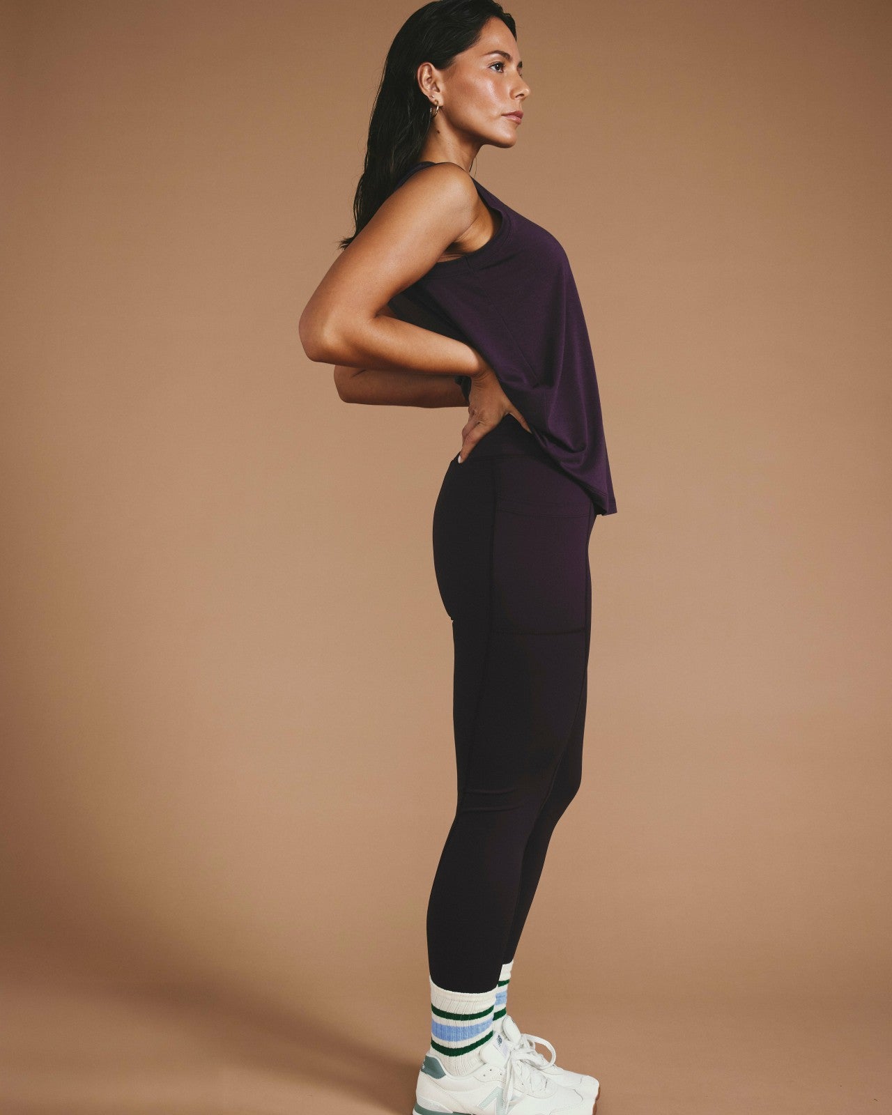 Universal Standard Next-to-Naked Pocket Legging - Purple Jewel