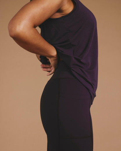 Universal Standard Next-to-Naked Pocket Legging - Purple Jewel