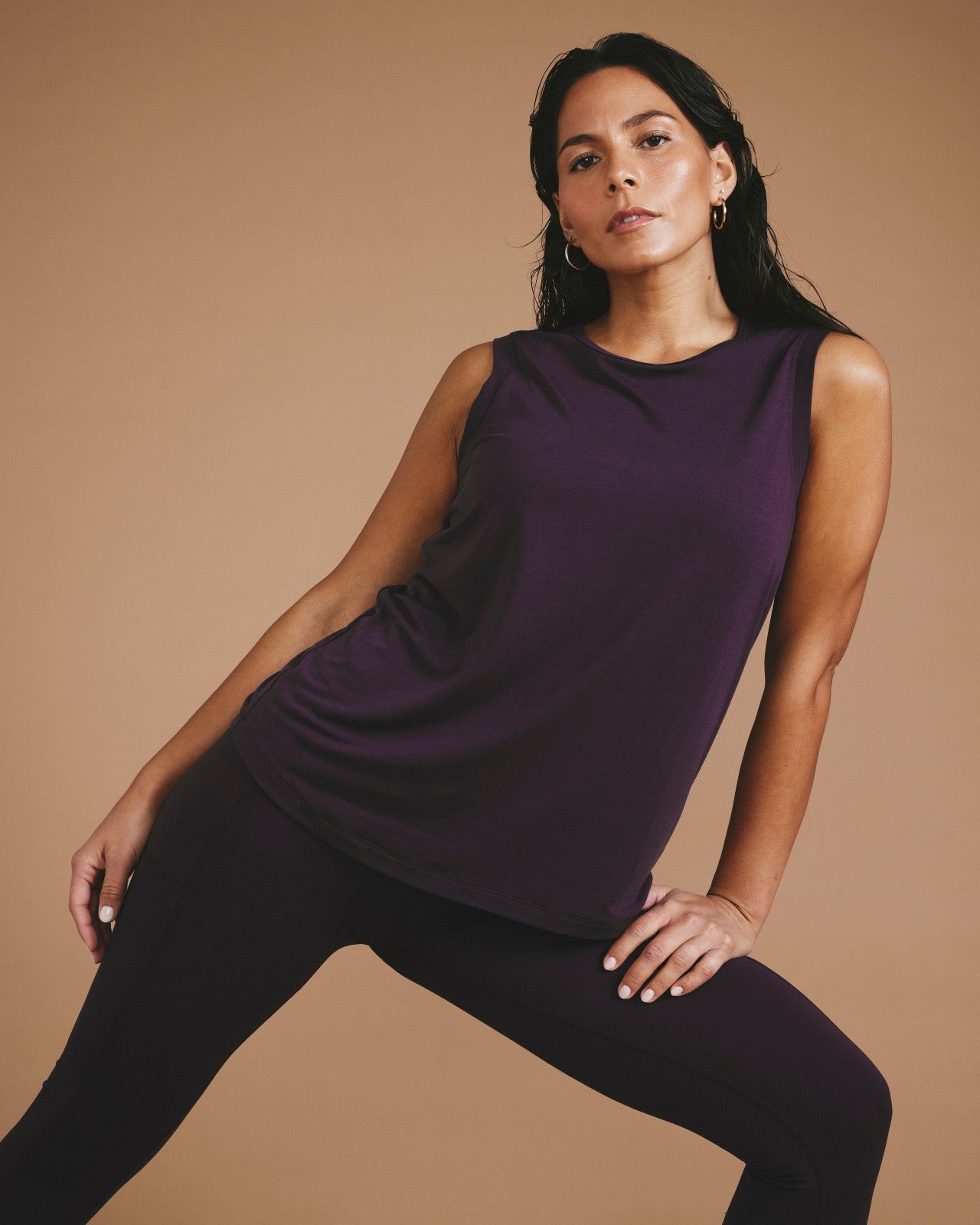 Universal Standard Next-to-Naked Pocket Legging - Purple Jewel