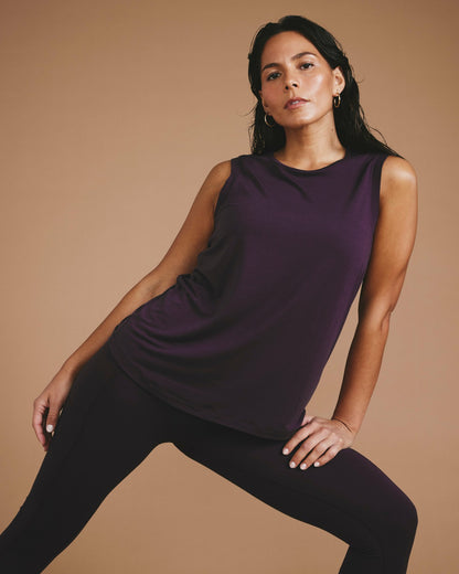 Universal Standard Next-to-Naked Pocket Legging - Purple Jewel