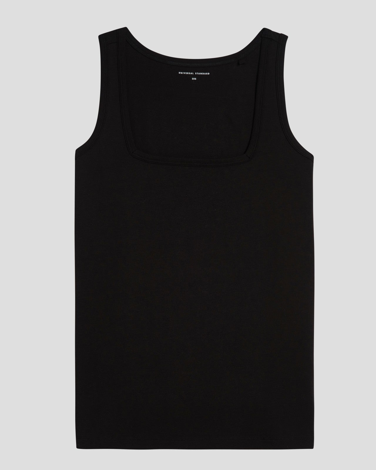 Universal Standard Square Neck Tank Top - Black