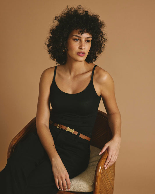 Universal Standard Cloud Rib Camisole - Black