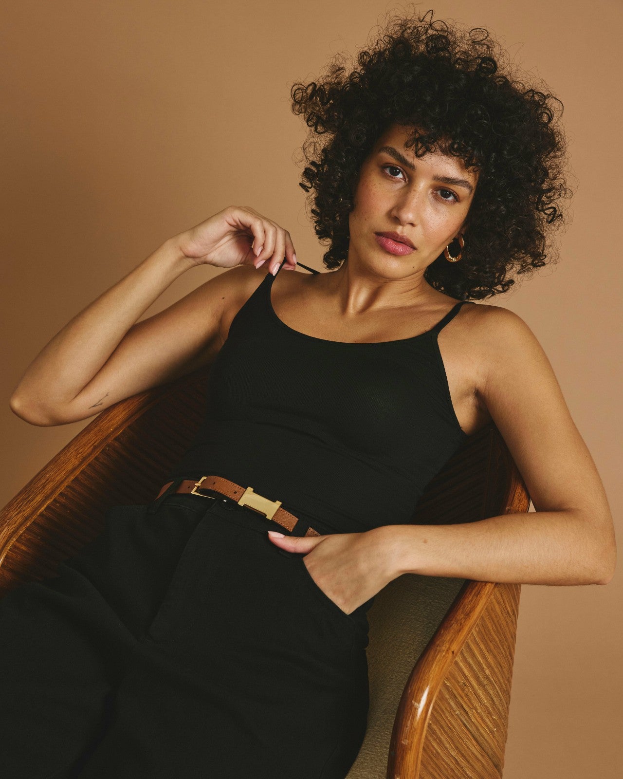 Universal Standard Cloud Rib Camisole - Black