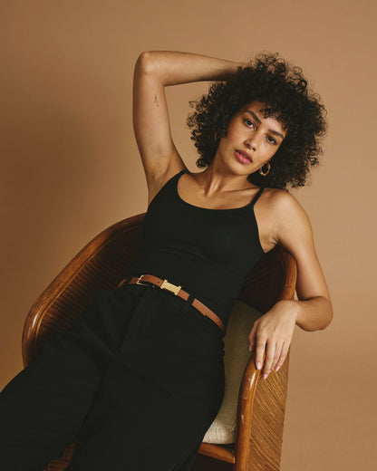 Universal Standard Cloud Rib Camisole - Black