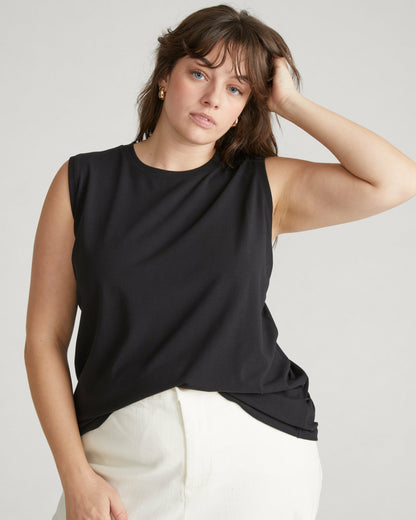 Universal Standard Patti Muscle Tank - Black