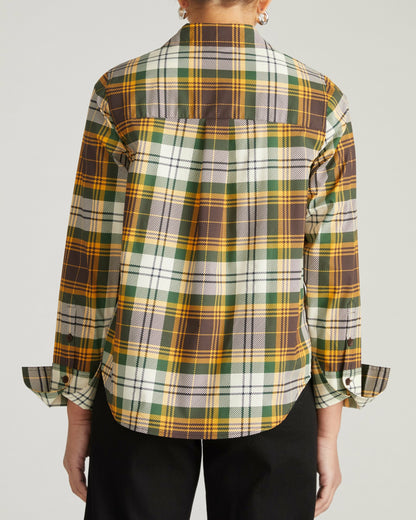 Universal Standard Henning x US Madison Shirt - Brown Plaid
