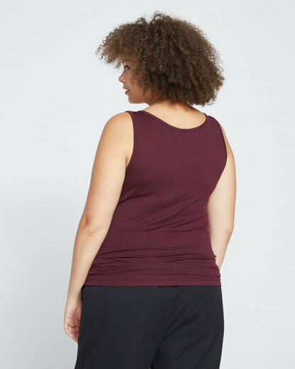Universal Standard Cloud Rib Tank - Black Cherry