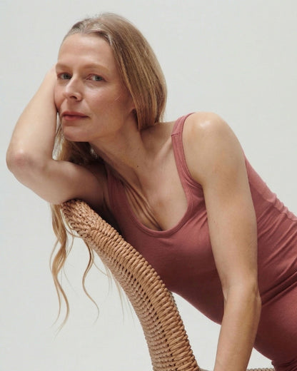 Universal Standard Cloud Rib Tank - Terracotta