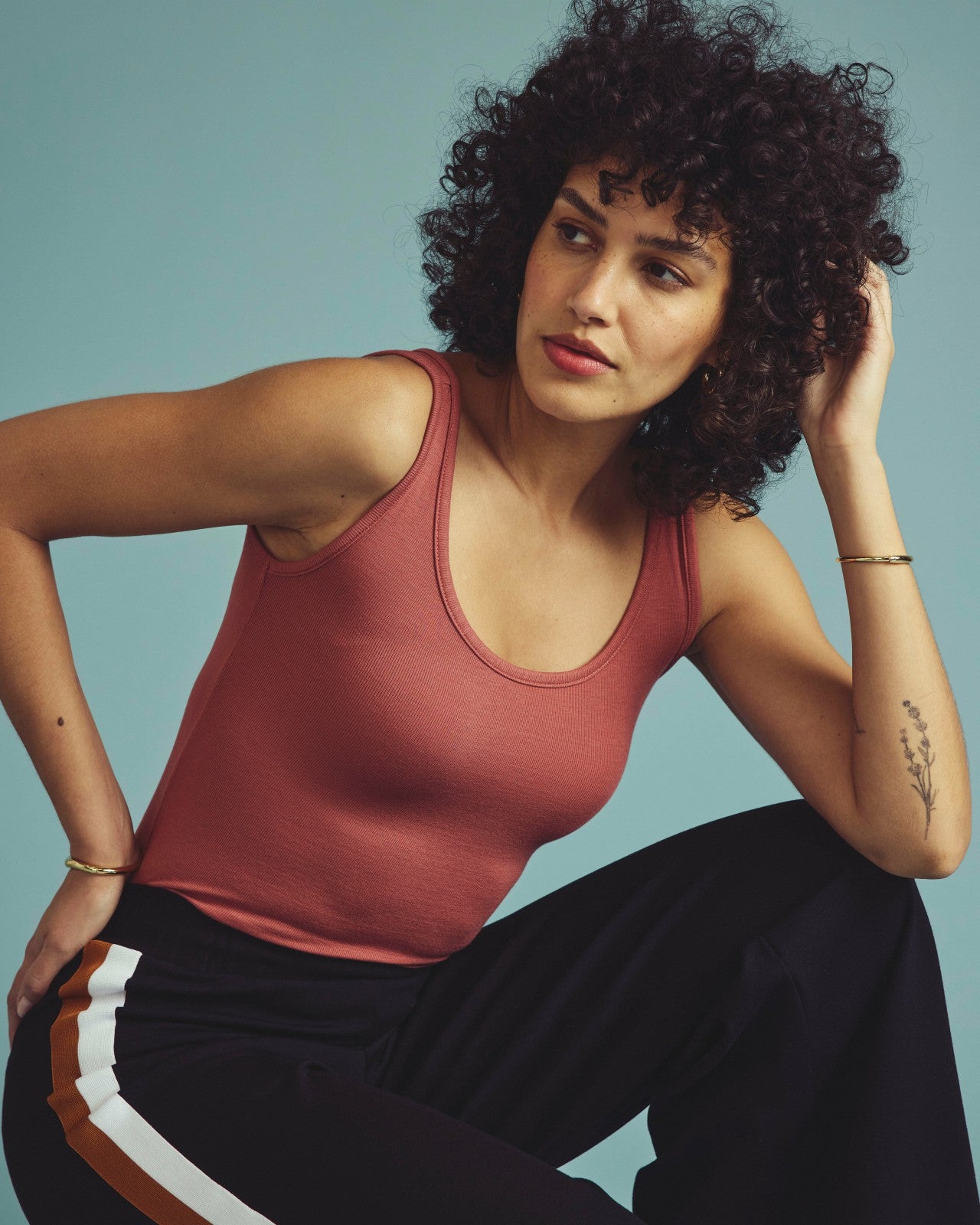 Universal Standard Cloud Rib Tank - Terracotta