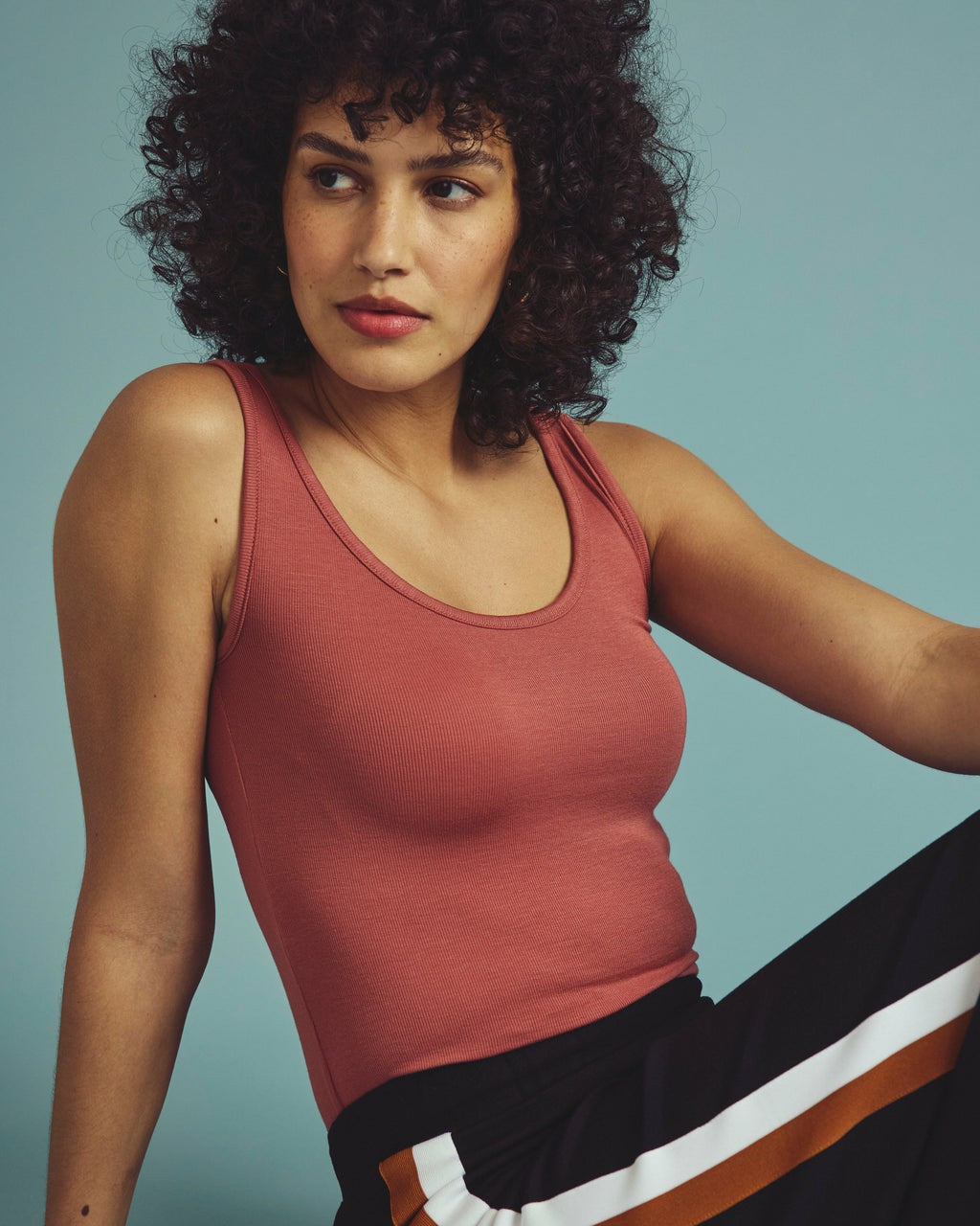Universal Standard Cloud Rib Tank - Terracotta