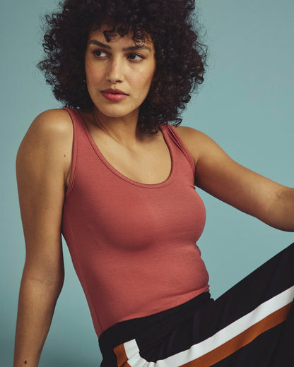 Universal Standard Cloud Rib Tank - Terracotta
