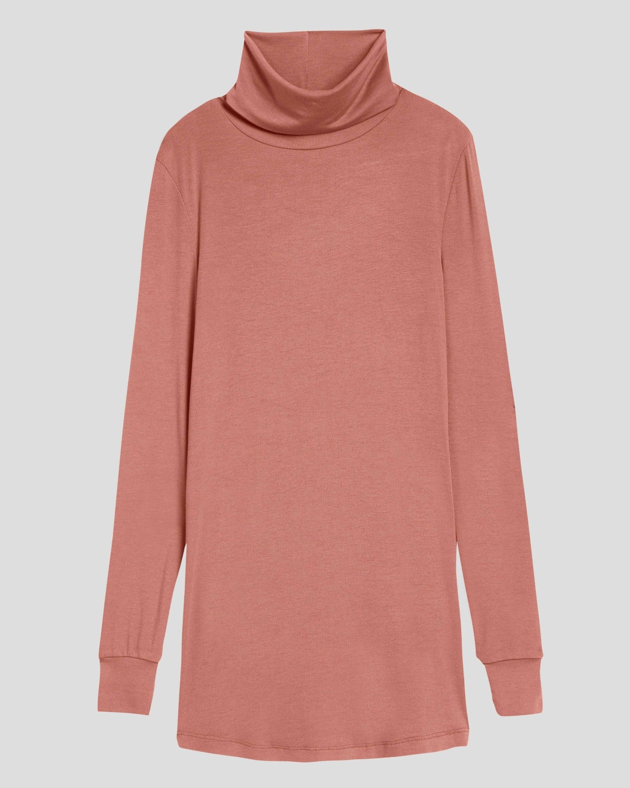 Universal Standard Cloud Rib Turtleneck - Terracotta