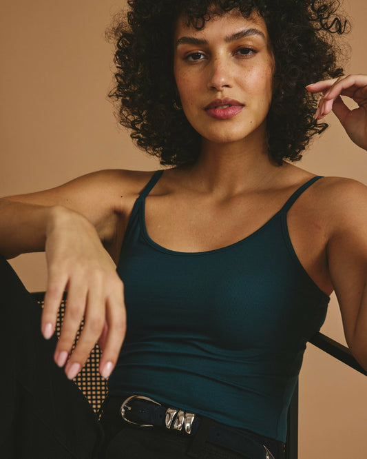Universal Standard Cloud Rib Camisole - Deep Sea