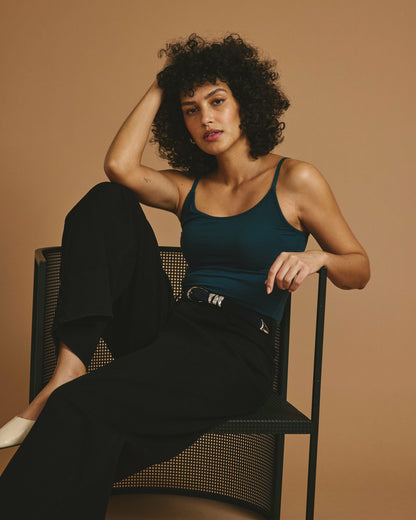 Universal Standard Cloud Rib Camisole - Deep Sea