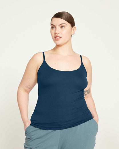 Universal Standard Cloud Rib Camisole - Deep Sea