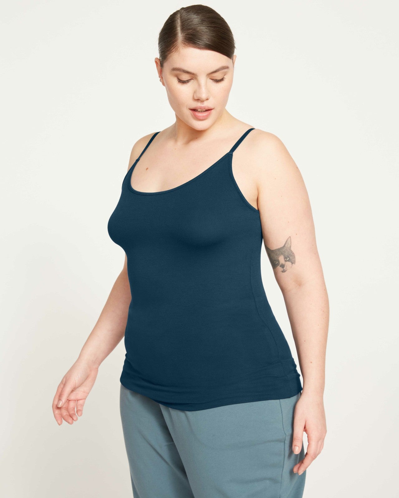 Universal Standard Cloud Rib Camisole - Deep Sea