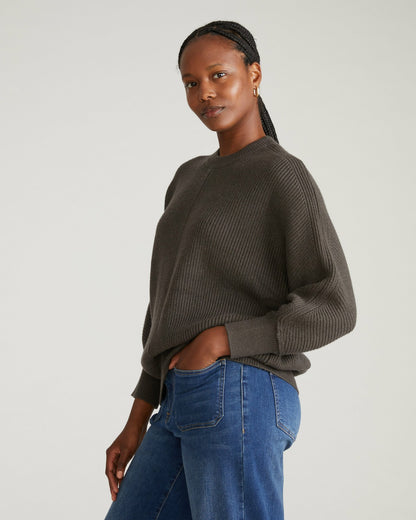 Universal Standard Better-Than-Wool Dolman Sweater - Graphite