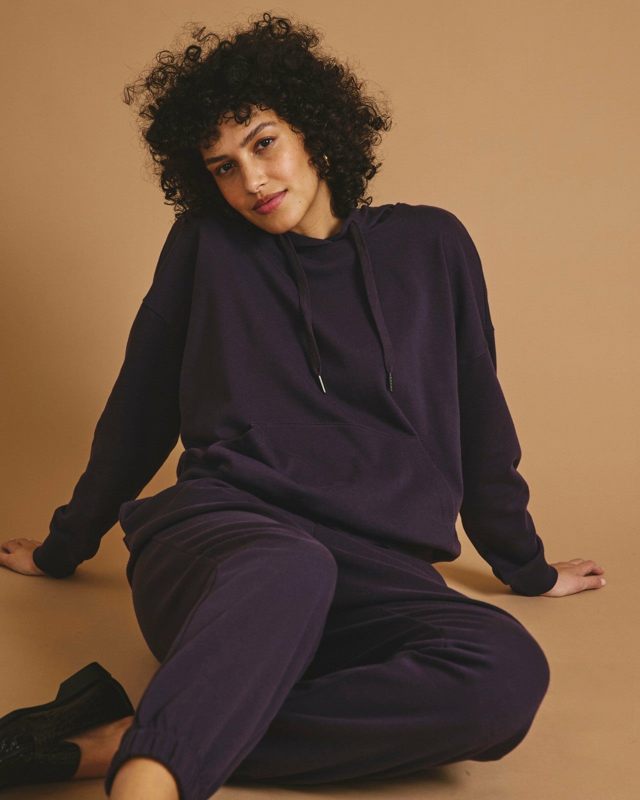 Universal Standard Daydream Hoodie - Purple Jewel