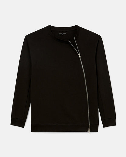 Universal Standard Meridien Zip Sweatshirt - Black