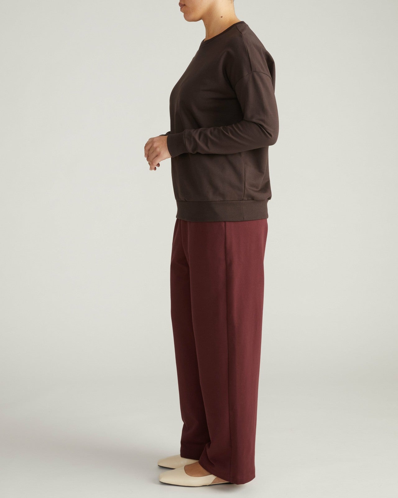 Universal Standard Lauren Classic Sweatshirt - Deep Brown