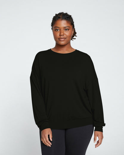 Universal Standard Lauren Classic Sweatshirt - Black